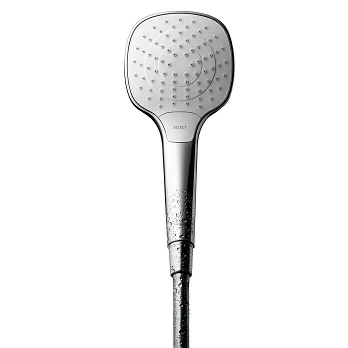 BAUHAUS Hansgrohe Handbrause My Select E Vario Anzahl Funktionen: 3, 9 L/min Bei 3 Bar, Weiß/Chrom 3 BAUHAUS Hansgrohe Handbrause My Select E Vario Anzahl Funktionen: 3, 9 L/min Bei 3 Bar, Weiß/Chrom