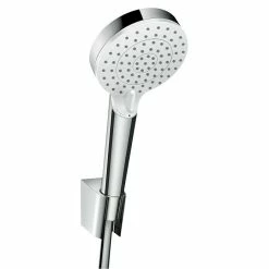 BAUHAUS Hansgrohe Crometta Brause-Set 100 Anzahl Strahlarten: 2 Stk., Durchmesser Handbrause: 10 Cm, Chrom, Länge Brauseschlauch: 160 Cm