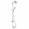 BAUHAUS Hansgrohe Duschsystem Croma Showerpipe 220 Lochabstand: 103,5 Cm, Anzahl Strahlarten: 4 Stk., Chrom -Sanitärinstallation Verkaufsladen 12 103