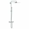 BAUHAUS Grohe Duschsystem Rainshower 400 Mit Thermostatarmatur, Lochabstand: 101,3 Cm, Anzahl Strahlarten: 1 Stk., Chrom -Sanitärinstallation Verkaufsladen 12 106