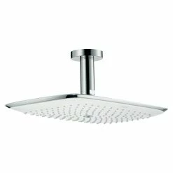 BAUHAUS Hansgrohe Kopfbrausen-Set PuraVida 400 26 X 39 Cm, 21 L/min Bei 3 Bar, Deckenmontage, Chrom