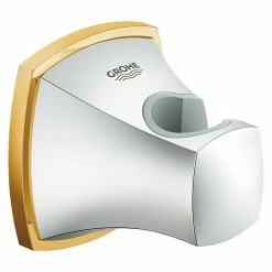 BAUHAUS Grohe Grandera Brausehalter Metall, Chrom/Gold