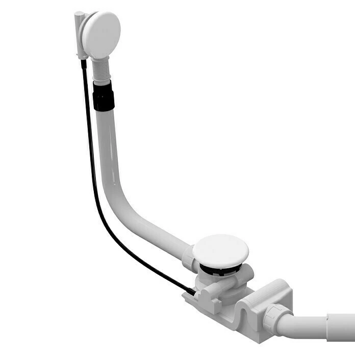 BAUHAUS Kaldewei Ab- & Überlaufgarnitur KA 4081 Drehexcenterbetätigung, Füllfunktion, Alpinweiß 3 BAUHAUS Kaldewei Ab- & Überlaufgarnitur KA 4081 Drehexcenterbetätigung, Füllfunktion, Alpinweiß