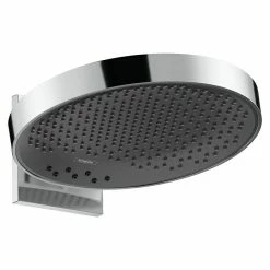 BAUHAUS Hansgrohe Rainfinity Kopfbrausen-Set 360 Durchmesser: 36 Cm, 28,1 L/min Bei 3 Bar, Wandmontage, Chrom/Graphit