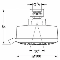 BAUHAUS Grohe Tempesta Cosmopolitan 100 Kopfbrause Durchmesser: 10 Cm, 9,5 L/min Bei 3 Bar, Chrom 5 BAUHAUS Grohe Tempesta Cosmopolitan 100 Kopfbrause Durchmesser: 10 Cm, 9,5 L/min Bei 3 Bar, Chrom -Sanitärinstallation Verkaufsladen 12 1316