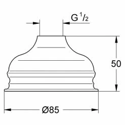 BAUHAUS Grohe Relexa Plus Kopfbrause Durchmesser: 8,5 Cm, Anzahl Funktionen: 1, Chrom 5 BAUHAUS Grohe Relexa Plus Kopfbrause Durchmesser: 8,5 Cm, Anzahl Funktionen: 1, Chrom -Sanitärinstallation Verkaufsladen 12 1339
