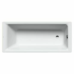 BAUHAUS Kaldewei Badewanne Puro 653 180 X 80 Cm, Stahl-Email, Alpinweiß