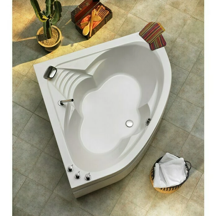 BAUHAUS Ottofond Eckbadewanne Sydney 140 X 140 Cm, Sanitäracryl, Weiß 3 BAUHAUS Ottofond Eckbadewanne Sydney 140 X 140 Cm, Sanitäracryl, Weiß