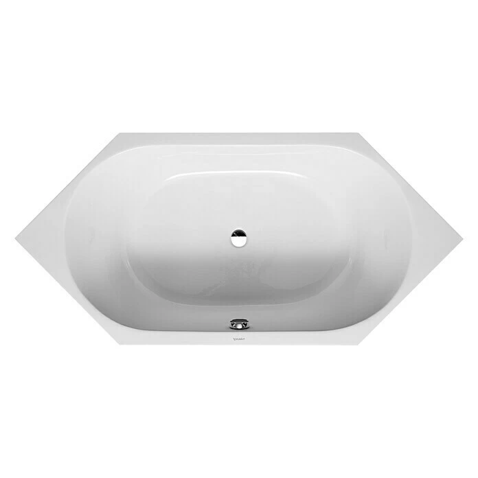 BAUHAUS Duravit D-Code Badewanne 190 X 90 Cm, Sechseck, Sanitäracryl, Weiß 3 BAUHAUS Duravit D-Code Badewanne 190 X 90 Cm, Sechseck, Sanitäracryl, Weiß
