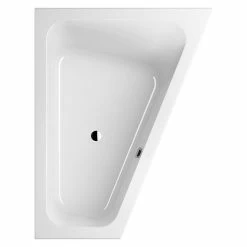 BAUHAUS Villeroy & Boch Loop+Friends Badewanne Rechtsseitig, 175 X 135 Cm, Eckige Innenform, Sanitäracryl, Weiß