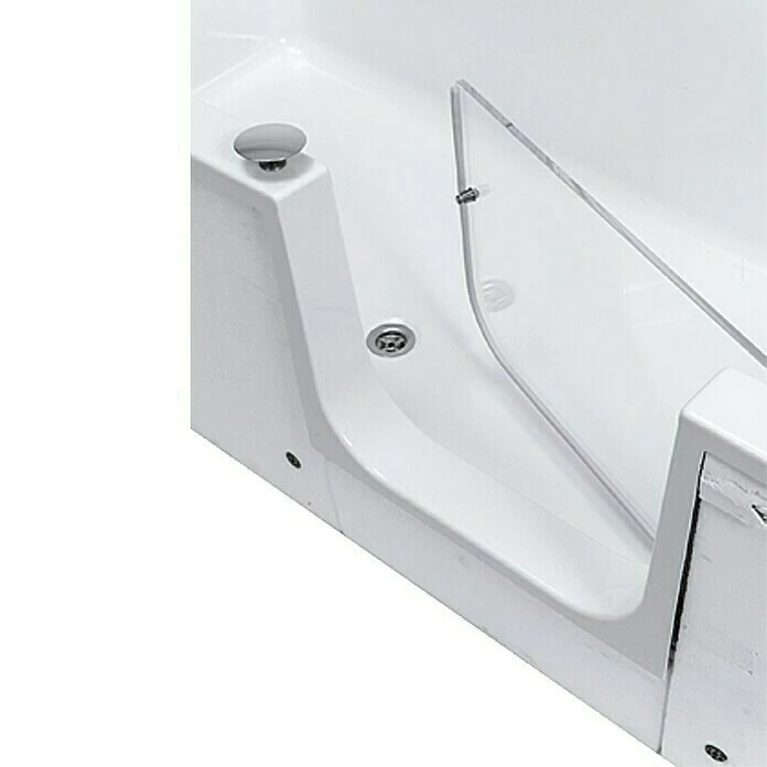 BAUHAUS Camargue Badewanne Open-The-Door Linksseitig, L X B: 180 X 80 Cm, Mit Glastür 4 BAUHAUS Camargue Badewanne Open-The-Door Linksseitig, L X B: 180 X 80 Cm, Mit Glastür – Bild 2