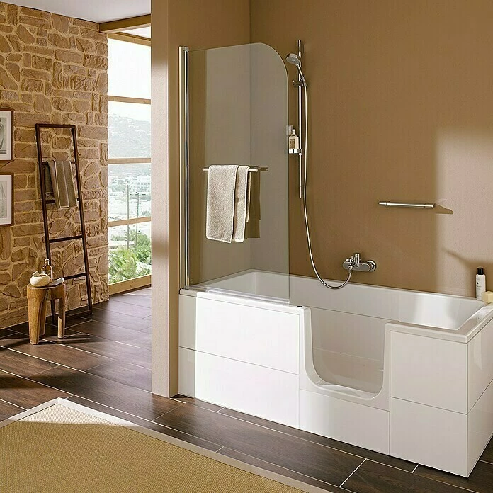 BAUHAUS Camargue Badewanne Open-The-Door Linksseitig, L X B: 180 X 80 Cm, Mit Glastür 7 BAUHAUS Camargue Badewanne Open-The-Door Linksseitig, L X B: 180 X 80 Cm, Mit Glastür – Bild 5