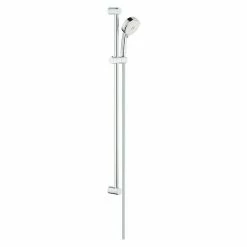 BAUHAUS Grohe Tempesta Cosmopolitan Brausegarnitur 100 Typ 3 Lochabstand: 92 Cm, Art Strahl: Rain, Rain O², Massage, Chrom