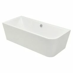 BAUHAUS Camargue Freistehende Badewanne Buena Vista 180 X 80 Cm, Linksseitig, Sanitäracryl, Weiß
