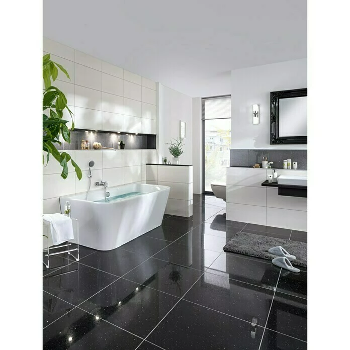 BAUHAUS Camargue Freistehende Badewanne Buena Vista 180 X 80 Cm, Linksseitig, Sanitäracryl, Weiß 4 BAUHAUS Camargue Freistehende Badewanne Buena Vista 180 X 80 Cm, Linksseitig, Sanitäracryl, Weiß – Bild 2