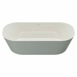 BAUHAUS Camargue Freistehende Badewanne Torino L X B: 170 X 80 Cm, 268 L, Sanitäracryl, Kieselgrau/Weiß -Sanitärinstallation Verkaufsladen 12 1576