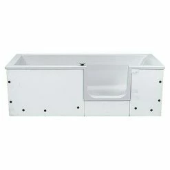 BAUHAUS Camargue Badewanne Open-The-Door Rechtsseitig, L X B: 180 X 80 Cm, Mit Glastür -Sanitärinstallation Verkaufsladen 12 1598