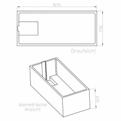 BAUHAUS Ottofond Wannenträger Suez Passend Für: Ottofond Badewanne Suez 170 X 80 Cm -Sanitärinstallation Verkaufsladen 12 1613