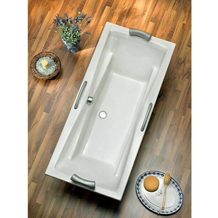 BAUHAUS Ottofond Badewanne Santos Duo 180 X 80 Cm, Sanitäracryl, Weiß 3 BAUHAUS Ottofond Badewanne Santos Duo 180 X 80 Cm, Sanitäracryl, Weiß