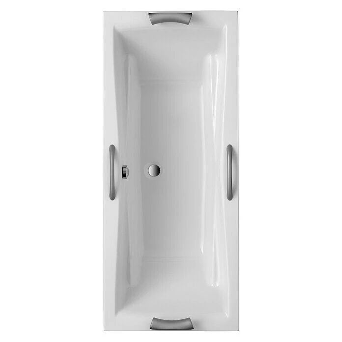 BAUHAUS Ottofond Badewanne Santos Duo 180 X 80 Cm, Sanitäracryl, Weiß 4 BAUHAUS Ottofond Badewanne Santos Duo 180 X 80 Cm, Sanitäracryl, Weiß – Bild 2