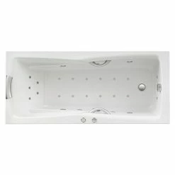 BAUHAUS Ottofond Whirlpool Santos 190 X 90 Cm, Sanitäracryl, Weiß