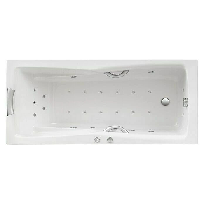 BAUHAUS Ottofond Whirlpool Santos 190 X 90 Cm, Sanitäracryl, Weiß 3 BAUHAUS Ottofond Whirlpool Santos 190 X 90 Cm, Sanitäracryl, Weiß