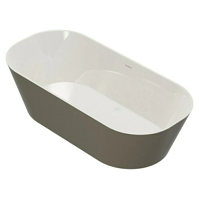 BAUHAUS Camargue Freistehende Badewanne Torino L X B: 170 X 80 Cm, 268 L, Sanitäracryl, Beige/Weiß 6 BAUHAUS Camargue Freistehende Badewanne Torino L X B: 170 X 80 Cm, 268 L, Sanitäracryl, Beige/Weiß – Bild 4