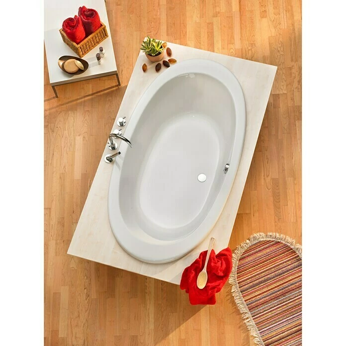 BAUHAUS Ottofond Badewanne Antigua 180 X 96 Cm, Sanitäracryl, Weiß 3 BAUHAUS Ottofond Badewanne Antigua 180 X 96 Cm, Sanitäracryl, Weiß