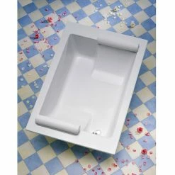 BAUHAUS Ottofond Badewanne Ontario 195 X 135 Cm, Sanitäracryl, Weiß