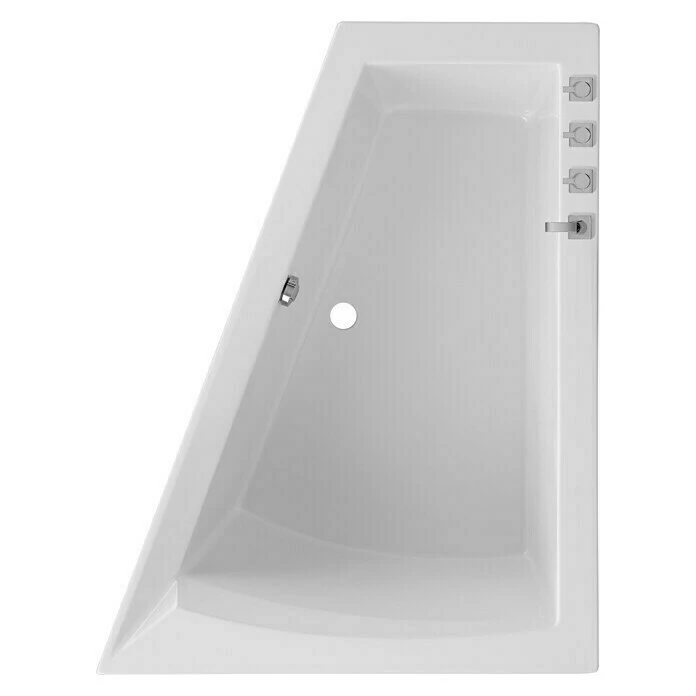 BAUHAUS Ottofond Badewanne Cebu 2 A Rechtsseitig, 175 X 135/70 X 50 Cm, Sanitäracryl, Weiß 4 BAUHAUS Ottofond Badewanne Cebu 2 A Rechtsseitig, 175 X 135/70 X 50 Cm, Sanitäracryl, Weiß – Bild 2