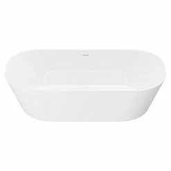 BAUHAUS Camargue Freistehende Badewanne Torino L X B: 170 X 80 Cm, 268 L, Sanitäracryl, Weiß