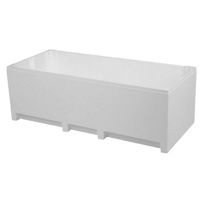 BAUHAUS Sanicomfort Badewannenträger 167 X 67 Cm, Expandiertes Polystyrol, Weiß 3 BAUHAUS Sanicomfort Badewannenträger 167 X 67 Cm, Expandiertes Polystyrol, Weiß