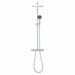 BAUHAUS Grohe Vitalio Start Duschsystem Typ 2 Mit Thermostatarmatur, Lochabstand: 101,6 Cm, Chrom -Sanitärinstallation Verkaufsladen 12 176