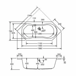 BAUHAUS Ottofond Badewanne Rochelle 190 X 80 Cm, Sanitäracryl, Weiß 7 BAUHAUS Ottofond Badewanne Rochelle 190 X 80 Cm, Sanitäracryl, Weiß -Sanitärinstallation Verkaufsladen 12 1794