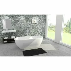 BAUHAUS Camargue Freistehende Badewanne Trento L X B: 170 X 80 Cm, 314 L, Sanitäracryl, Weiß 7 BAUHAUS Camargue Freistehende Badewanne Trento L X B: 170 X 80 Cm, 314 L, Sanitäracryl, Weiß -Sanitärinstallation Verkaufsladen 12 1797