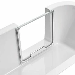 BAUHAUS Ottofond Badewanne Pueblo 180 X 80 Cm, Linksseitig, Mit Ab- & Überlaufgarnitur, Sanitäracryl, Weiß -Sanitärinstallation Verkaufsladen 12 1806