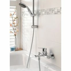 BAUHAUS Grohe Vitalio Start Handbrause 100 Anzahl Funktionen: 2, Durchmesser: 10 Cm, Chrom -Sanitärinstallation Verkaufsladen 12 181