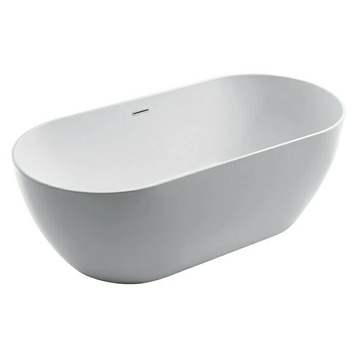 BAUHAUS Camargue Freistehende Badewanne Trento L X B: 150 X 75 Cm, 248 L, Sanitäracryl, Weiß 3 BAUHAUS Camargue Freistehende Badewanne Trento L X B: 150 X 75 Cm, 248 L, Sanitäracryl, Weiß