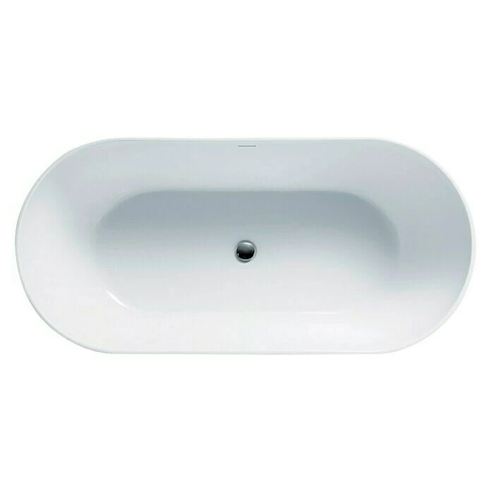 BAUHAUS Camargue Freistehende Badewanne Trento L X B: 150 X 75 Cm, 248 L, Sanitäracryl, Weiß 4 BAUHAUS Camargue Freistehende Badewanne Trento L X B: 150 X 75 Cm, 248 L, Sanitäracryl, Weiß – Bild 2