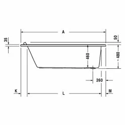 BAUHAUS Duravit Starck 1 Badewanne 160 X 70 Cm, Sanitäracryl, Weiß -Sanitärinstallation Verkaufsladen 12 1839