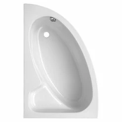 BAUHAUS Ottofond Badewanne Sansibar B Linksseitig, 150 X 97 Cm, Sanitäracryl, Weiß -Sanitärinstallation Verkaufsladen 12 1851