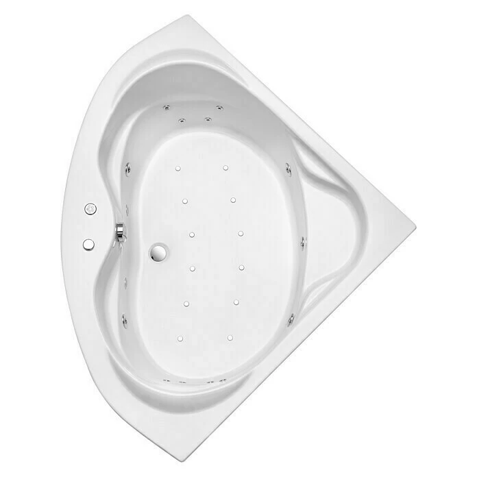 BAUHAUS Ottofond Whirlpool Maya 145 X 145 Cm, Sanitäracryl, Weiß 3 BAUHAUS Ottofond Whirlpool Maya 145 X 145 Cm, Sanitäracryl, Weiß