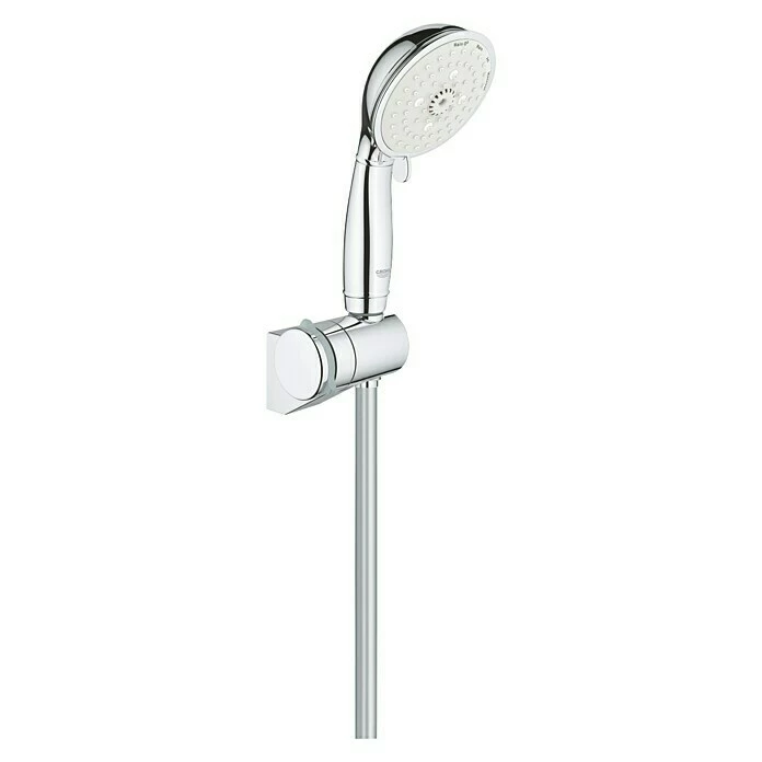 BAUHAUS Grohe Tempesta Rustic Brause-Set 100 Anzahl Funktionen: 4, Durchmesser Handbrause: 10 Cm, Chrom, Weiß 3 BAUHAUS Grohe Tempesta Rustic Brause-Set 100 Anzahl Funktionen: 4, Durchmesser Handbrause: 10 Cm, Chrom, Weiß