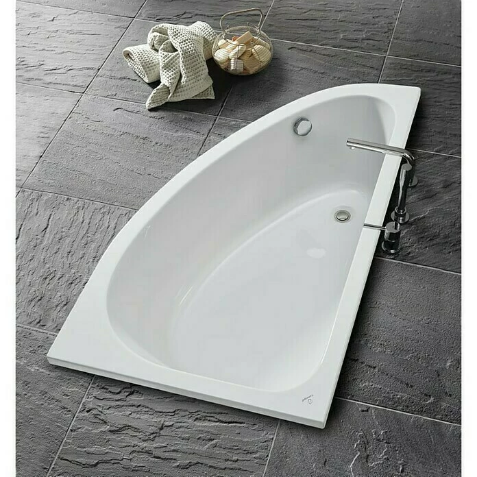 BAUHAUS Camargue Eckbadewanne Houston L X B: 160 X 95 Cm, Linksseitig, Sanitäracryl, Weiß 6 BAUHAUS Camargue Eckbadewanne Houston L X B: 160 X 95 Cm, Linksseitig, Sanitäracryl, Weiß – Bild 4