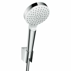 BAUHAUS Hansgrohe Crometta Brause-Set 100 Anzahl Strahlarten: 1, Wassersparfunktion, Chrom, Länge Brauseschlauch: 125 Cm