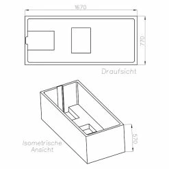 BAUHAUS Ottofond Wannenträger Domingo Passend Für: Badewanne Domingo 170 X 80 Cm -Sanitärinstallation Verkaufsladen 12 1916