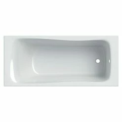 BAUHAUS Geberit Renova Badewanne Duo 170 X 75 Cm, Sanitäracryl, Weiß, Ablauf: Fußende