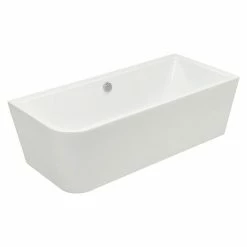 BAUHAUS Camargue Freistehende Badewanne Buena Vista 180 X 80 Cm, Rechtsseitig, Sanitäracryl, Weiß