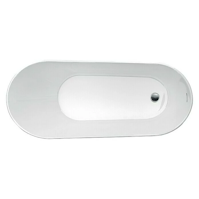 BAUHAUS Camargue Freistehende Badewanne Dalia L X B: 180 X 80 Cm, Sanitäracryl, Weiß 4 BAUHAUS Camargue Freistehende Badewanne Dalia L X B: 180 X 80 Cm, Sanitäracryl, Weiß – Bild 2