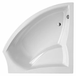 BAUHAUS Ottofond Eckbadewanne Santorin Rechtsseitig, 150 X 150 Cm, Sanitäracryl, Weiß -Sanitärinstallation Verkaufsladen 12 2018